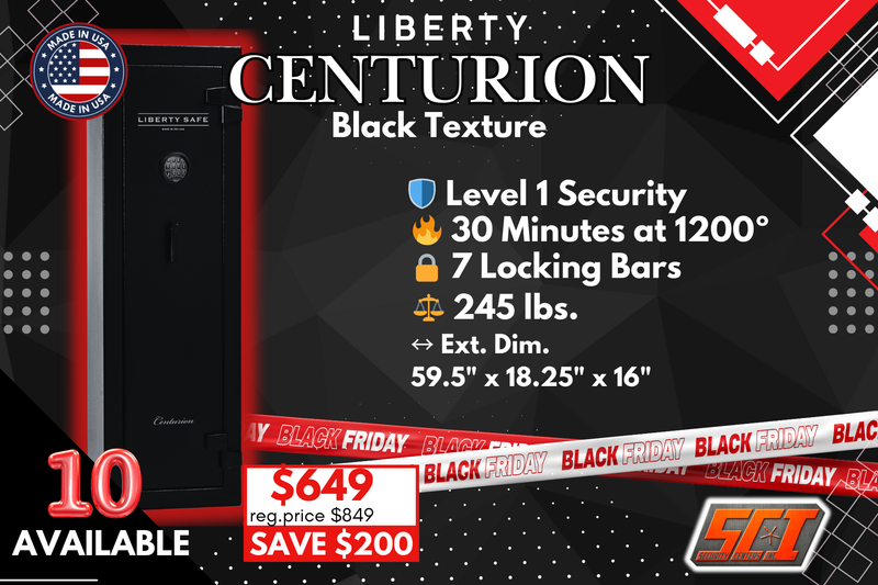 Liberty Gun Safe Centurion 12•Black Friday Exclusive